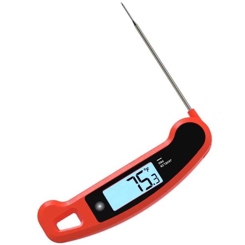 Lavatools JavelinÂ® PRO Classic Ultra-Fast 2-Second Professional Digital Instant Read Meat Thermometer for Grill and Cooking, Auto-Rotating Backlit Display, IP65 Water Resistant, NSF Certified â€“ Sambal - Image 2